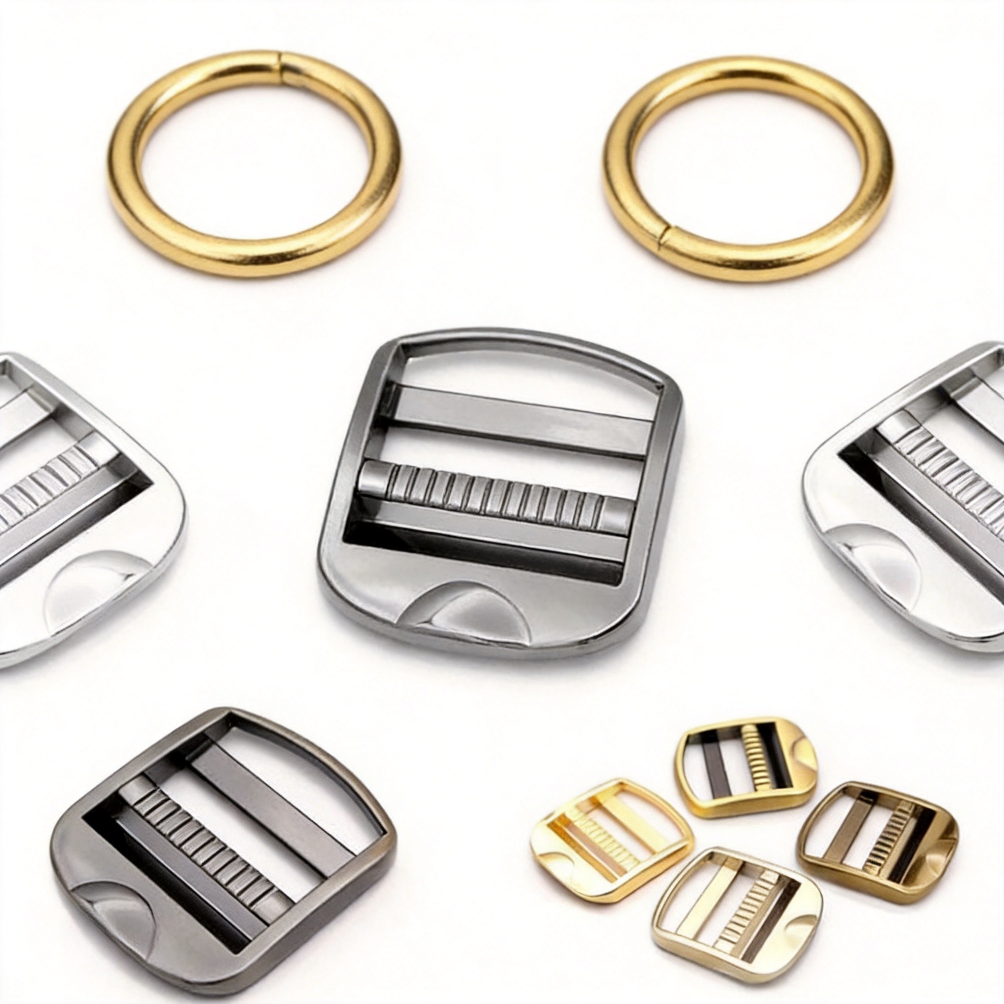 Buckles and accessories for safety harness