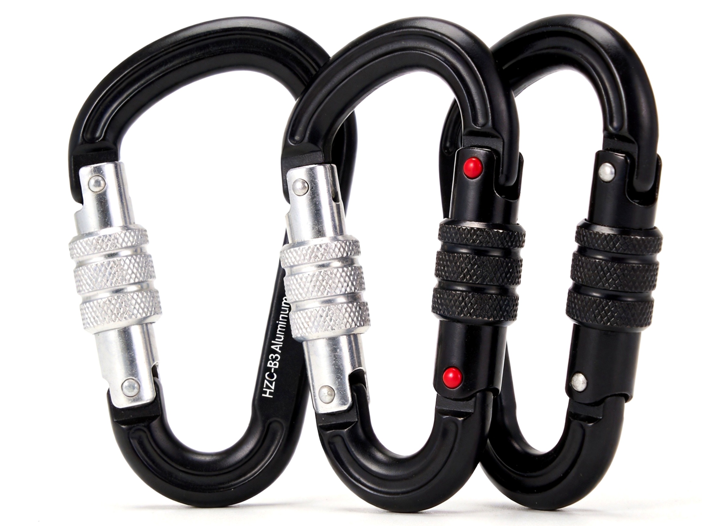 HZC-B3 Aluminum Triple-Action Carabiner